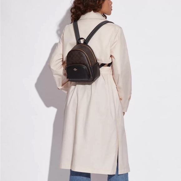 Coach Mini Court Backpack In Signature Canvas like new condition - Picture 9 of 9